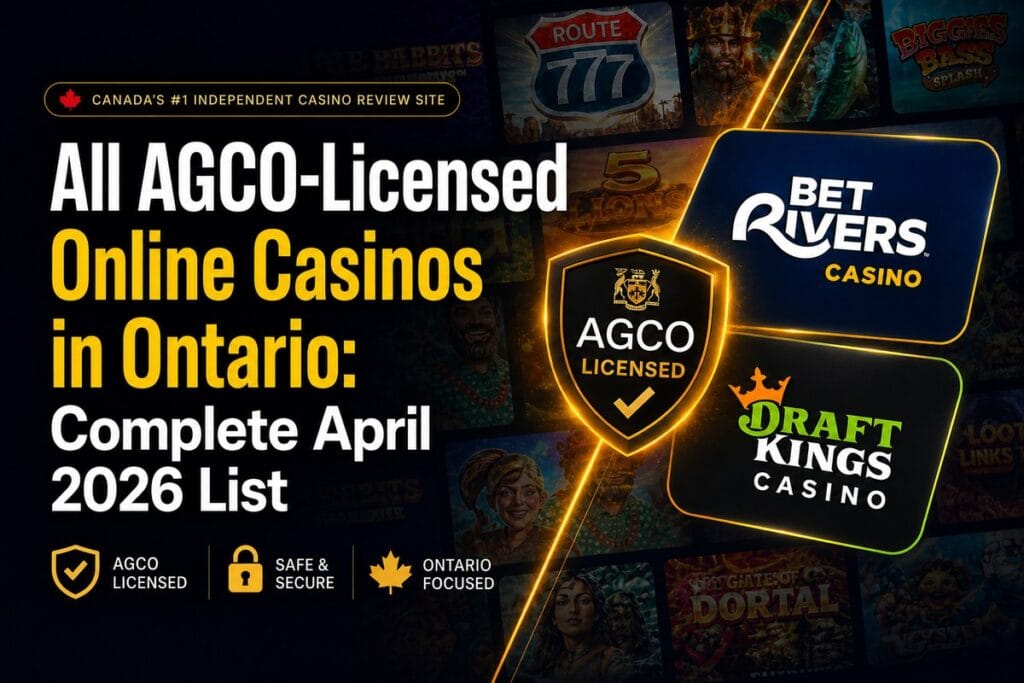AGCO-Licensed Online Casinos in Ontario: Complete April 2026 List