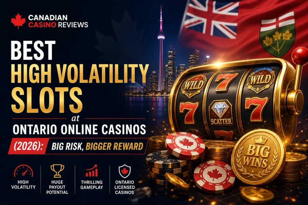 Best High Volatility Slots at Ontario Online Casinos (2026): Big Risk, Bigger Reward