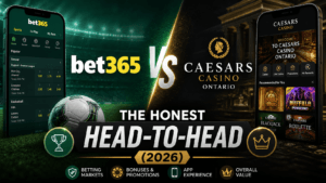 Bet365 vs Caesars Casino Ontario: The Honest Head-to-Head (2026)