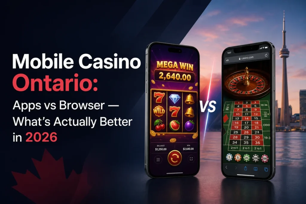 Mobile Casino Ontario: Apps vs Browser — What's Actually Better in 2026