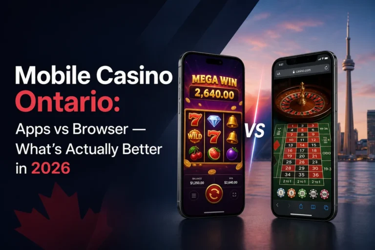 Mobile Casino Ontario: Apps vs Browser — What’s Actually Better in 2026