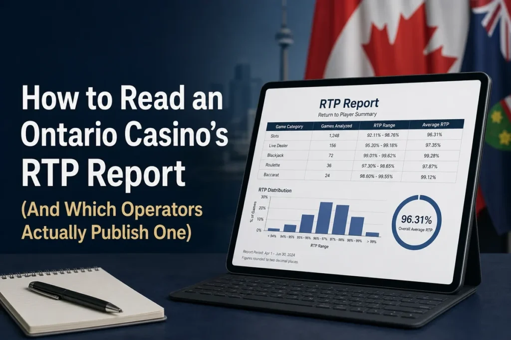 How to Read an Ontario Casino's RTP Report (And Which Operators Actually Publish One)