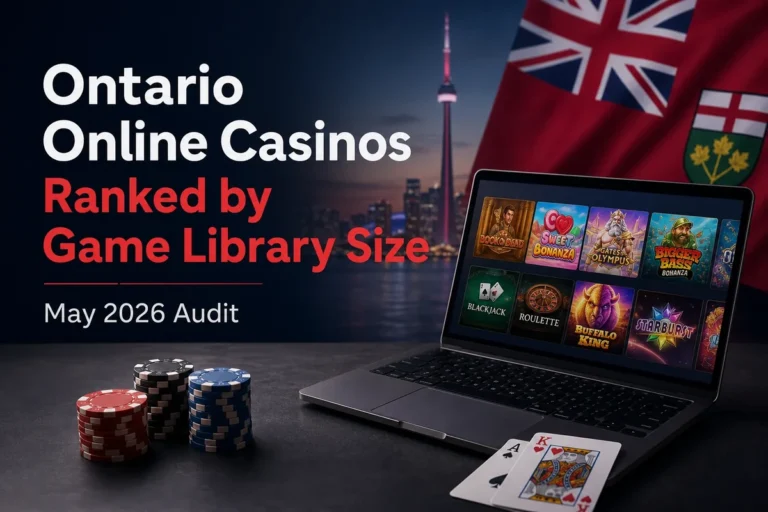 Ontario Online Casinos Ranked by Game Library Size: May 2026 Audit