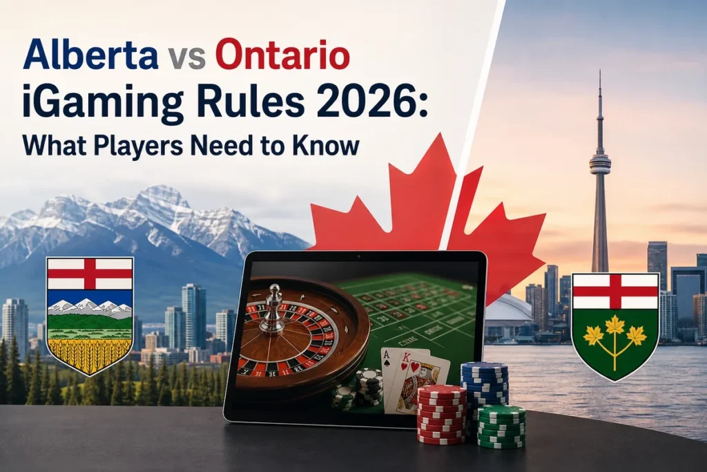 Alberta vs Ontario iGaming Rules 2026: What Players Need to Know
