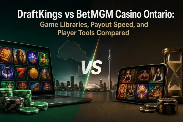 DraftKings vs BetMGM Casino Ontario: Game Libraries, Payout Speed, and Player Tools Compared