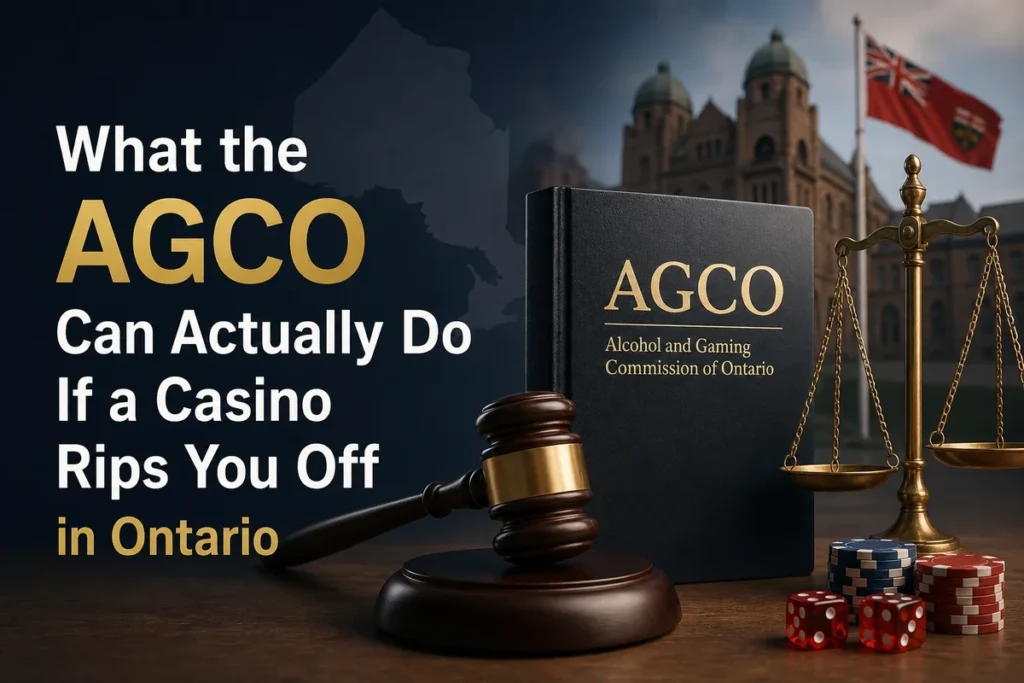 What the AGCO Can Actually Do If a Casino Rips You Off in Ontario