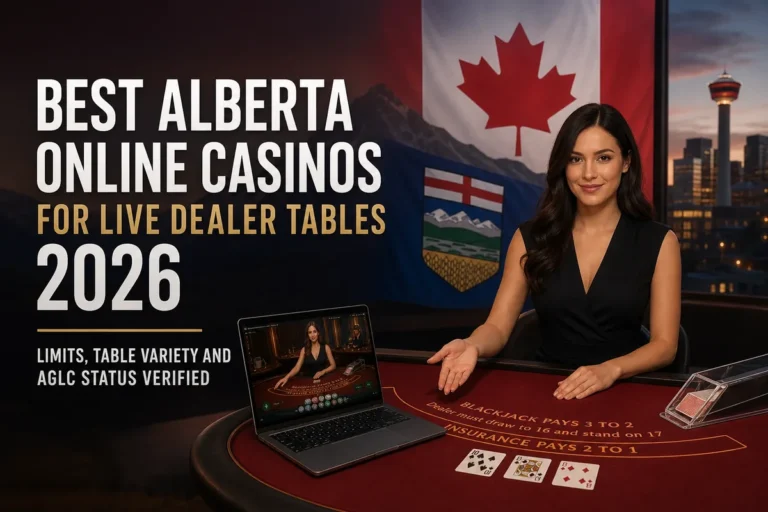 Best Alberta Online Casinos for Live Dealer Tables 2026: Limits, Table Variety and AGLC Status Verified