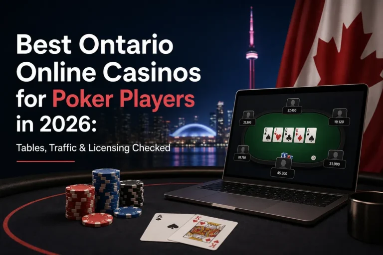 Best Ontario Online Casinos for Poker Players in 2026: Tables, Traffic & Licensing Checked