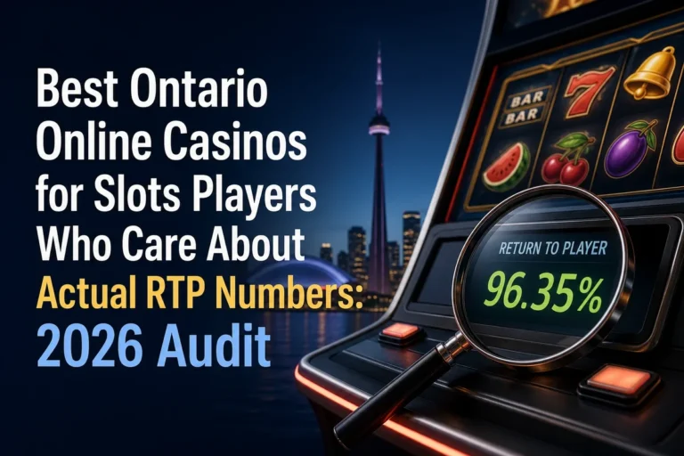 Best Ontario Online Casinos for Slots Players Who Care About Actual RTP Numbers: 2026 Audit