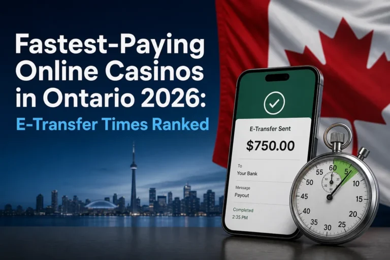 Fastest-Paying Online Casinos in Ontario 2026: E-Transfer Times Ranked