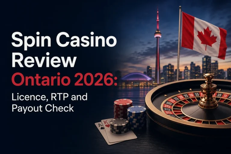 Spin Casino Review Ontario 2026: Licence, RTP and Payout Check